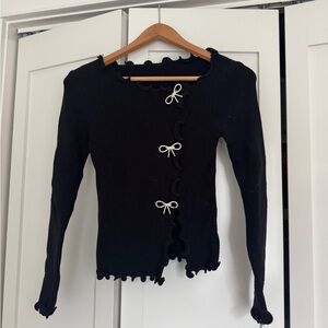 Commense Dark Knit Cardigan